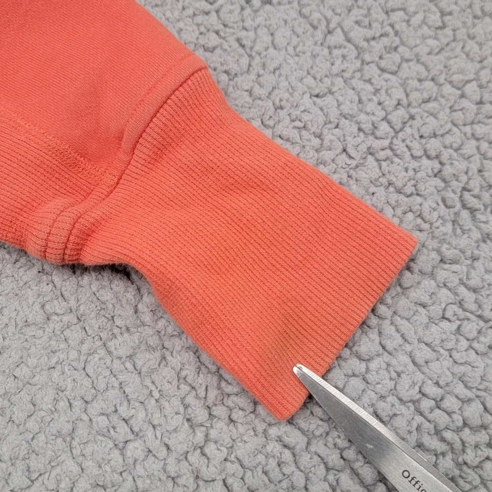 Lululemon Scuba Hoodie Womens Small Orange Full Zip Fleece Slim‎ Fit Sweatshirt